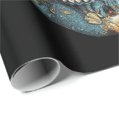 フローラメキシコスカルの日の死んだディアデムエルト ラッピングペーパー (ロールコーナー)