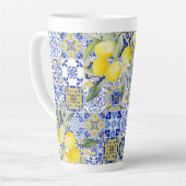 フローラメディテラーネアシトラスレモンラテマグ カフェラテマグ (左アングル)