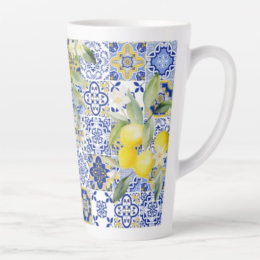 フローラメディテラーネアシトラスレモンラテマグ カフェラテマグ (右)