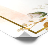 フローラメドウブライダルシャワーへようこそ ポスター (角)