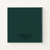 フローラメドウラルフワルドエマーソン引用文 ノートブック (裏面)