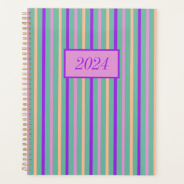 フローラメドレーストライプ プランナー手帳