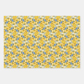 フローラメドレー ラッピングペーパーシート (正面)