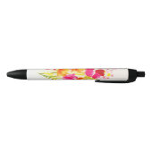フローラメドーピーチピンクウォーター色 黒ボールペン (ボトム)