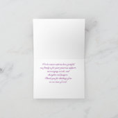 フローラメモリアルありがとう悔やみや弔慰 サンキューカード (内部)