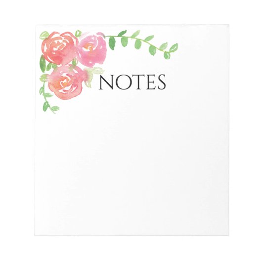 フローラメモ帳 ノートパッド (正面)