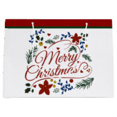 フローラメリークリスマス ラージペーパーバッグ (正面)