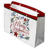 フローラメリークリスマス ラージペーパーバッグ (裏面アングル)