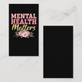 フローラメンタルヘルスかわいい花 名刺 (正面/裏面)