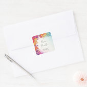 フローラメンディはステッカーを好む スクエアシール (封筒)