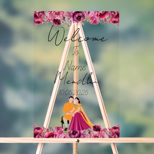 フローラメンディアクリル徴候 アクリルサイン (ニュートラル)