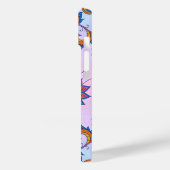 フローラメンディアートブルーブリス Case-Mate iPhoneケース (裏面 / 左)