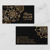 フローラメンディゴールデンオーナメント 名刺 (正面/裏面)