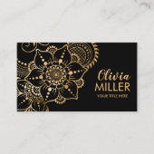 フローラメンディゴールデンオーナメント 名刺 (正面)