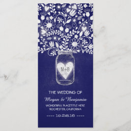 フローラメーソン王室ののジャール・ブルーの結婚式 プログラム