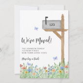 フローラメールボックス引っ越しましたの移動 案内状 (正面)