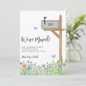 フローラメールボックス引っ越しましたの移動 案内状 (スタンド正面)