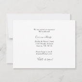 フローラメールボックス移動が完了 ノートカード (裏面)