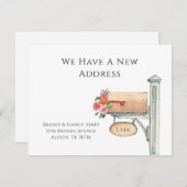 フローラメールボックス移動が完了 ノートカード (正面/裏面)