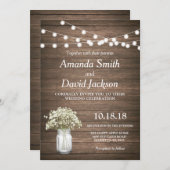 フローラメ素朴イソンジャー結婚式招待状 招待状 (正面/裏面)