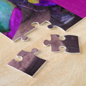 フローラモカラフルノグラム難懸命 ジグソーパズル (側面)