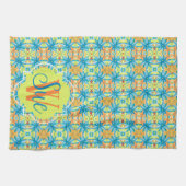 フローラモザイクキッチンタオル キッチンタオル (横)