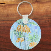 フローラモザイクデザイン キーホルダー (正面)