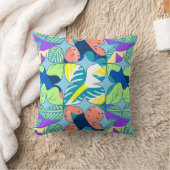 フローラモザイク クッション (ブランケット)