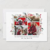 フローラモダンのフルフォト シーズンカード (裏面)