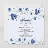 フローラモダンのブライダルシャワー招待 招待状 (正面)