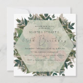 フローラモダンの誕生日の招待状 シーズンカード (正面)