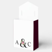 フローラモダンアンパサンド梅ピンクピーチ&ブラック フェイバーボックス (オープン)