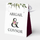 フローラモダンアンパサンド梅ピンクピーチ&ブラック フェイバーボックス (裏面サイド)