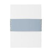 フローラモダンカスケードダスティ結婚ブルー 招待状ベリーバンド (裏面例)