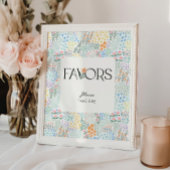 フローラモダンガール赤ちゃんシャワー親善署名 ポスター