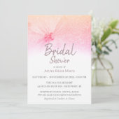 *~*フローラモダングリッターパステルブライダルシャワー 招待状 (スタンド正面)
