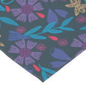 フローラモダングリーンエレガント可愛いテーブルランナー ショートテーブルランナー (コーナー)