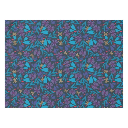 フローラモダングリーンキュートエレガントテーブルクロス テーブルクロス (正面(横))