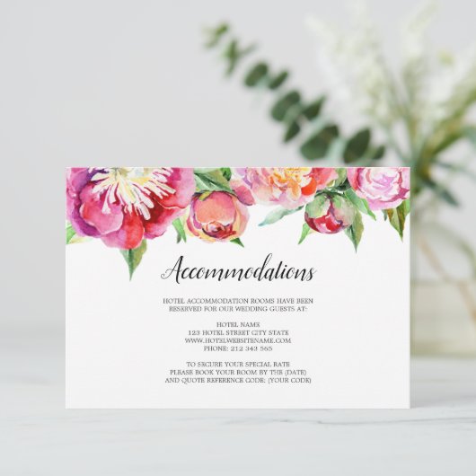 フローラモダンコーラルピオ結婚ニーの宿泊施設 エンクロージャーカード (スタンド正面)