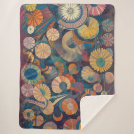 フローラモダンシェルパブランケット シェルパブランケット