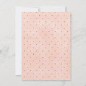 フローラモダンシャンパングラス40歳の誕生日 招待状 (裏面)