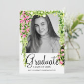 フローラモダンスエレガントクリプトの卒業写真 案内状 (スタンド正面)