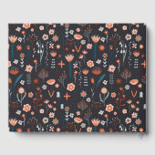 フローラモダンダッシンプルク結婚 ゲストブック (裏面)