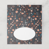 フローラモダンダッシンプルク結婚 プレイスカード (外部開封)