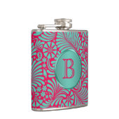 フローラモダンダマスクモノグラムの フラスク (右)