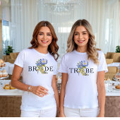 フローラモダンチノイスリーハイヒール花嫁メイド Tシャツ