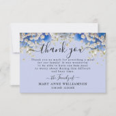 フローラモダンデイジー葬儀食品サンキューカード サンキューカード (正面)