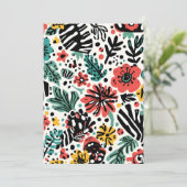 フローラモダンデザインカード メニュー (スタンド正面)