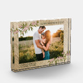 フローラモダンハッピーマザーズデイ新エレガント母 フォトブロック (左)