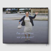 フローラモダンパステルウォーターカラーリタイアメントパーティー ゲストブック (裏面)